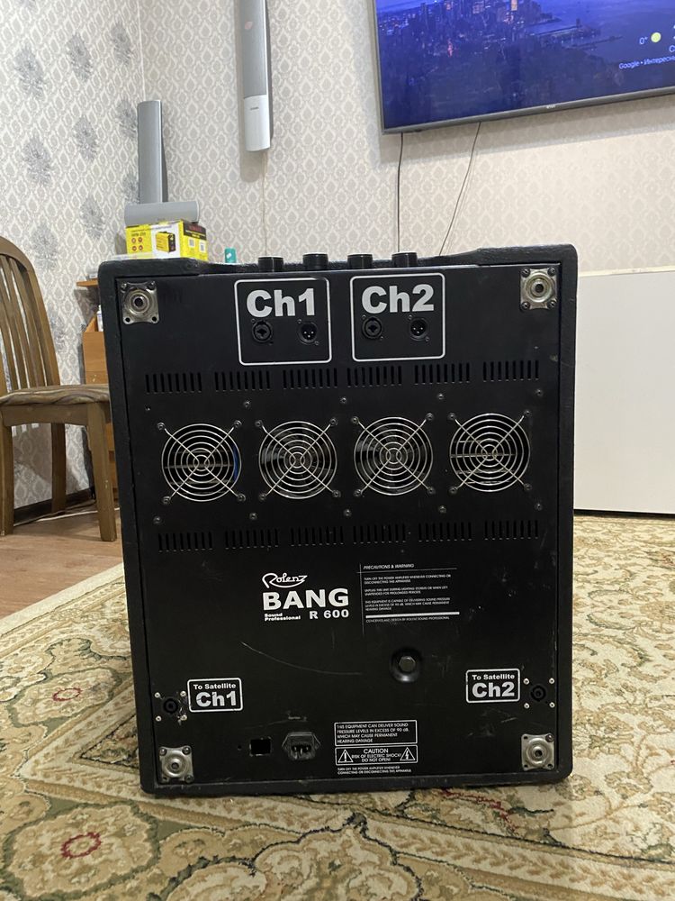 Активный сабвуфер Rolenz BANG R600, 1 штук, 18" дюмовый