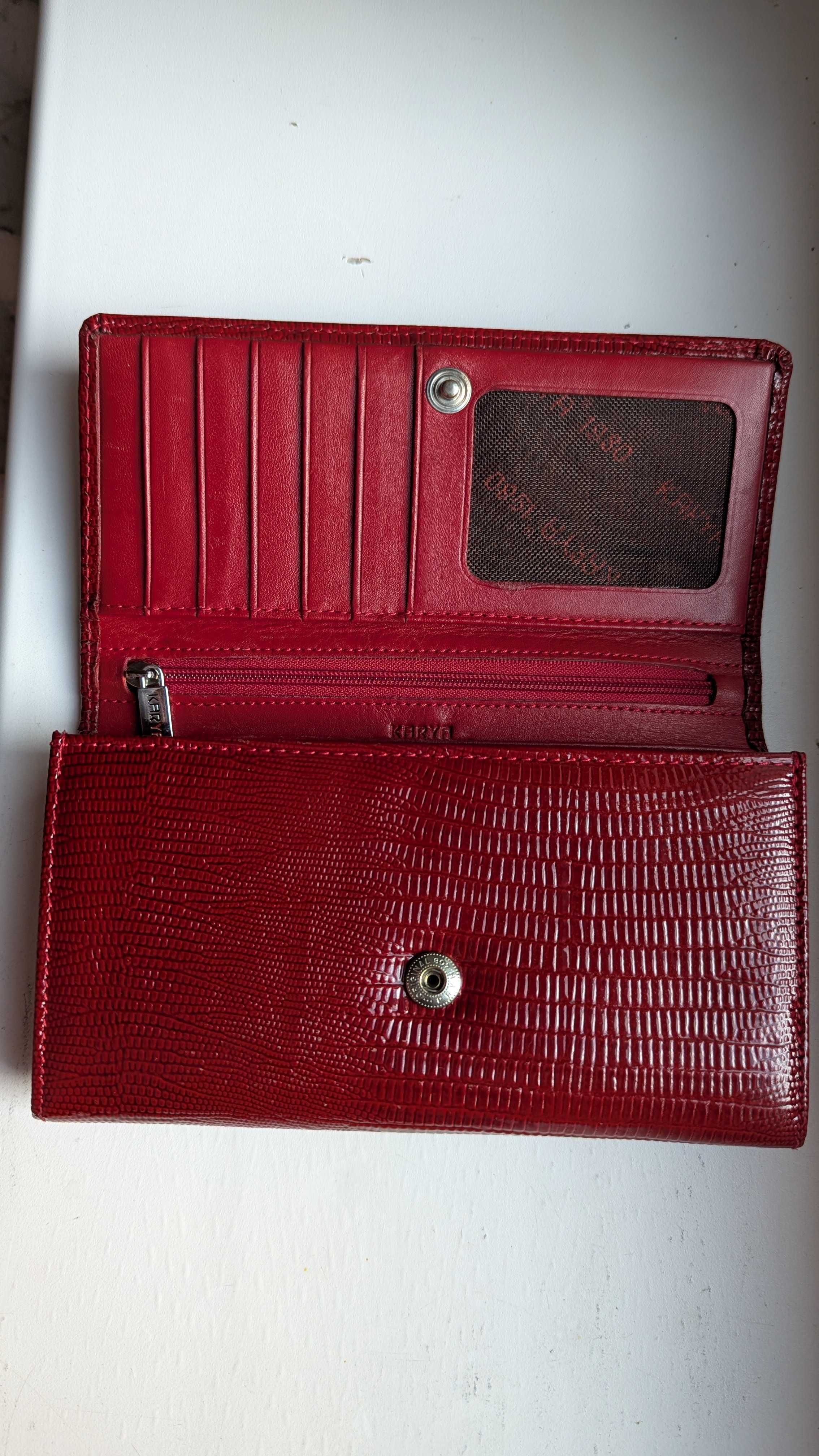 Продам кошелек Karya, красный