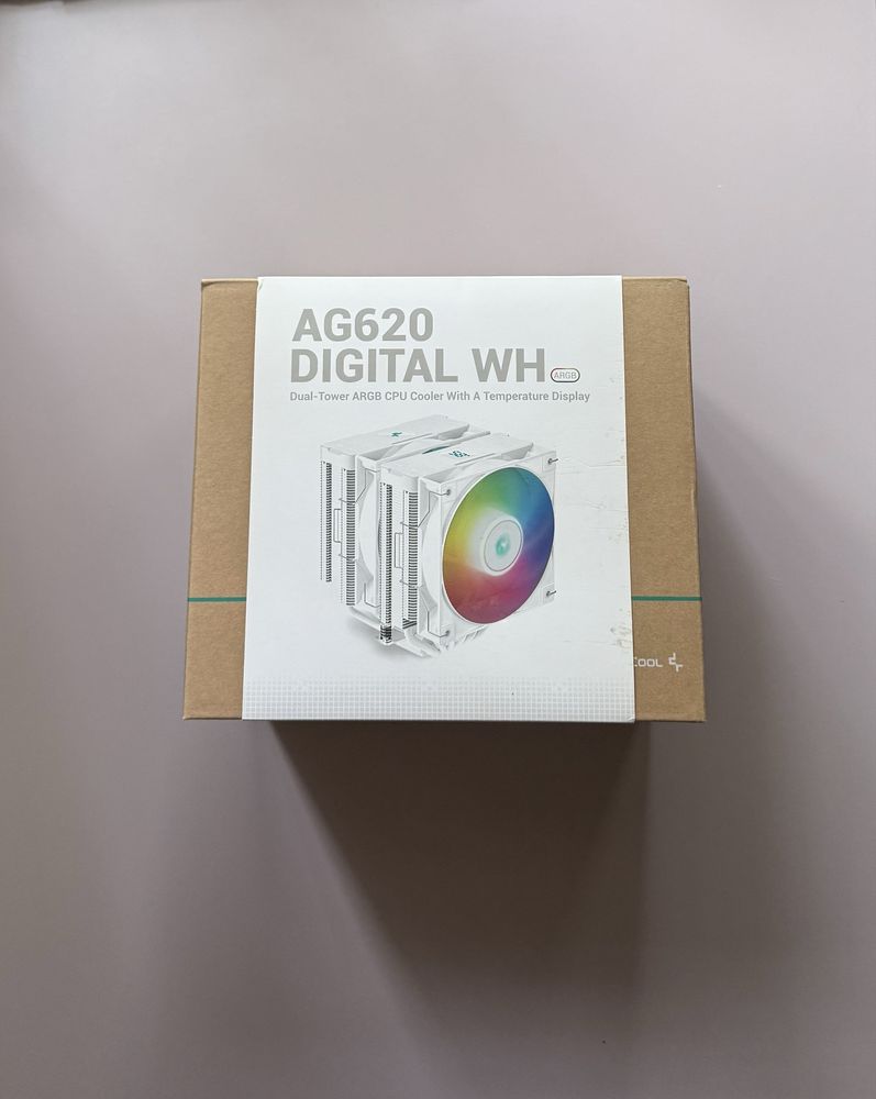 Кулер для процессора DEEPCOOL AG620 DIGITAL WH ARGB