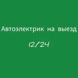 Автоэлектрик на выезд компьютерная диагностика 12/24