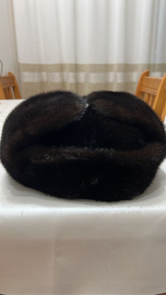 Шапка зимняя норковая
