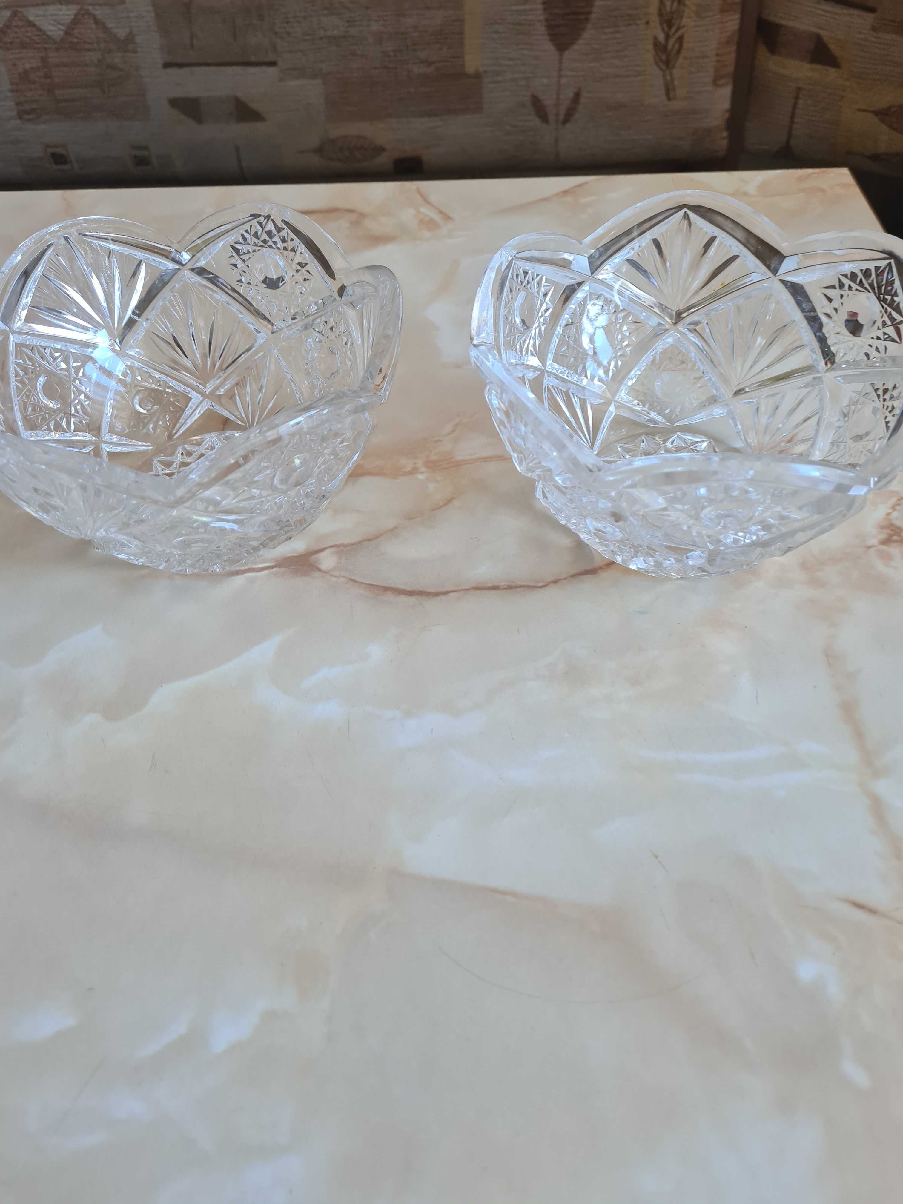Хрустальные вазы салатницы Cristal Samobor