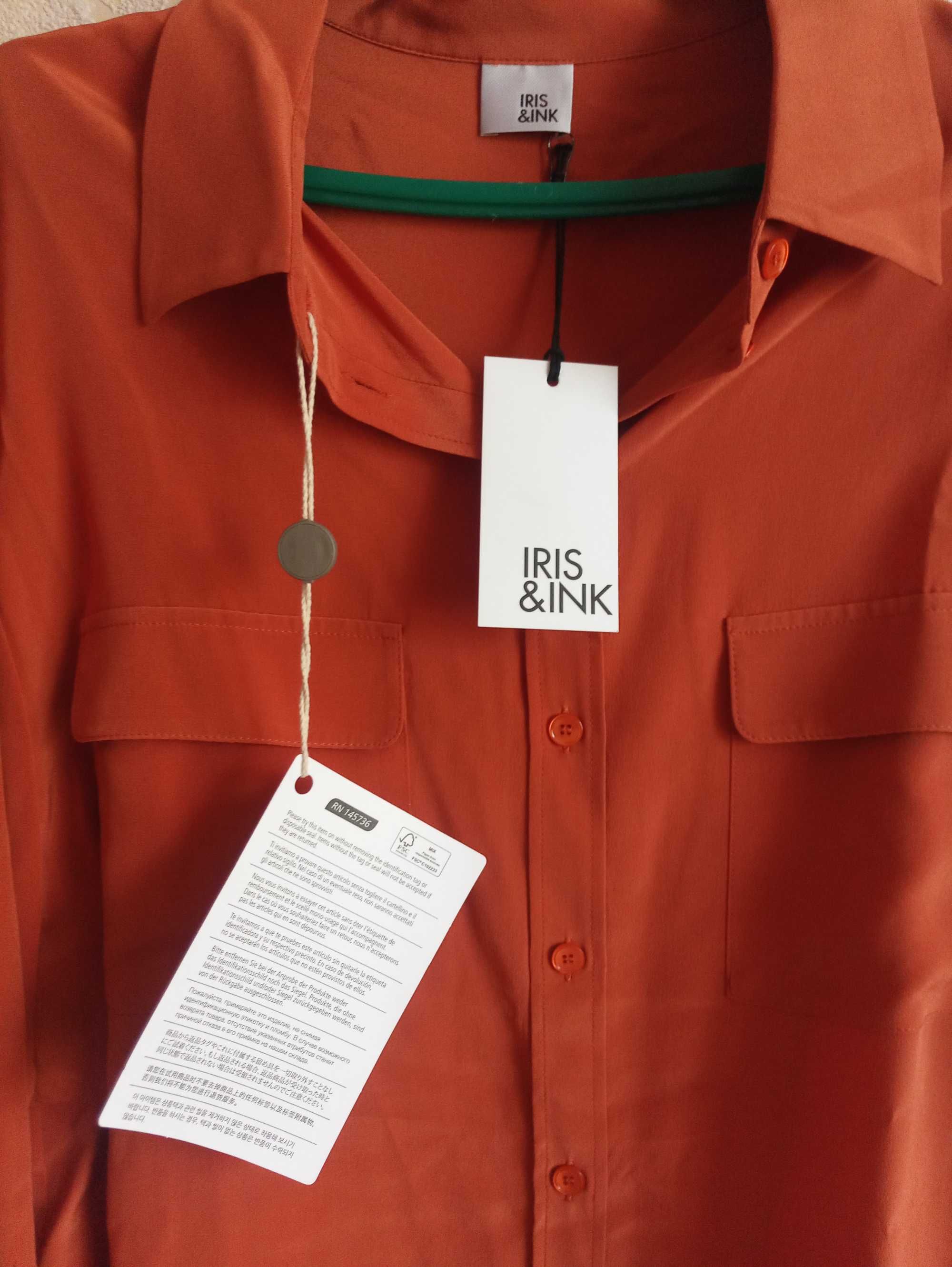 Продается новая блуза из натурального шелка Iris&Ink, 46-48 размера