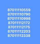 Кселл номера 111 Серии 777 серии