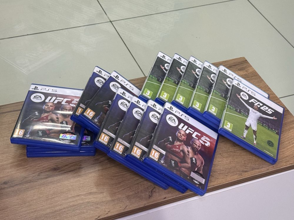 FC25/FC2025/UFC5 игры на дисках идеал лицензионные PlayStation 5 диски