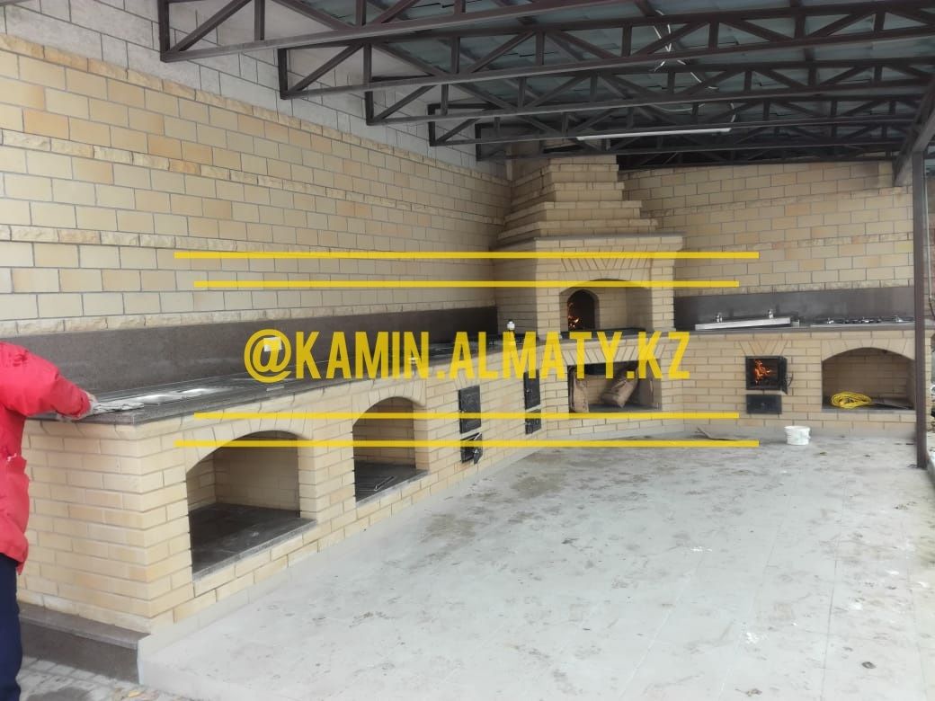 Барбекю зона комплекс Казан Мангал Коктал Тандыр Печник