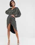 Миди платье с рукавами Asos
