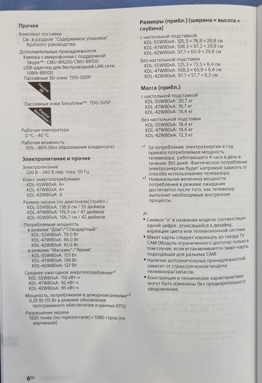 Продам телевизор SONY