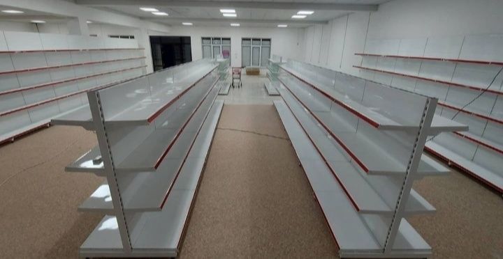 Полки стеллажи островок двухсторонний кассовый бокс тележки корзина