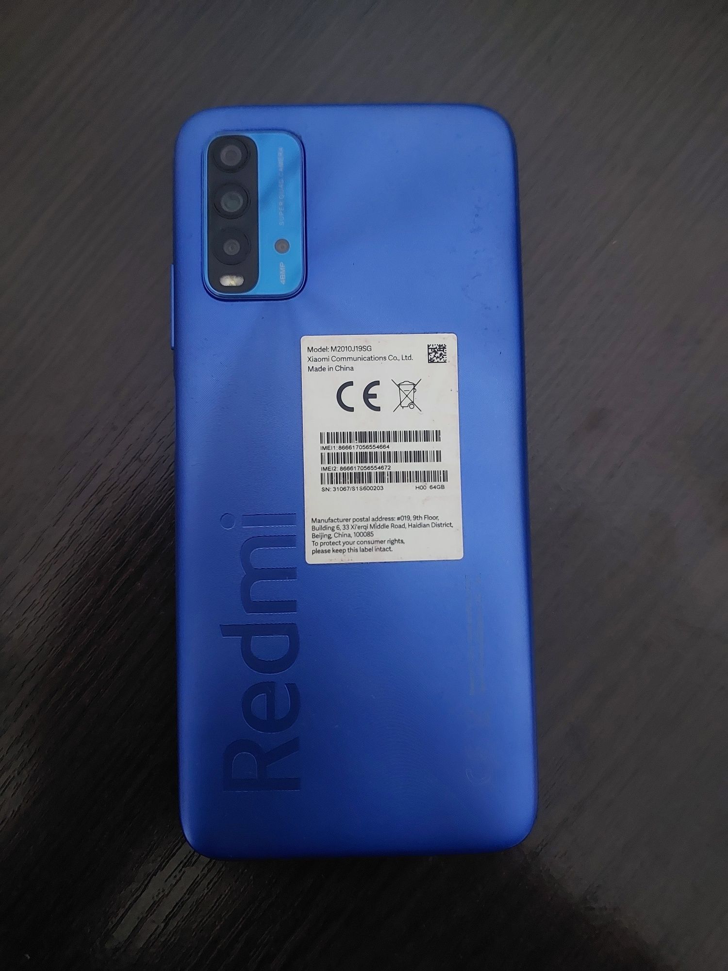 Redmi 9T | 4GB RAM | 64GB ROM

Смартфон в состоянии нового, без царапи