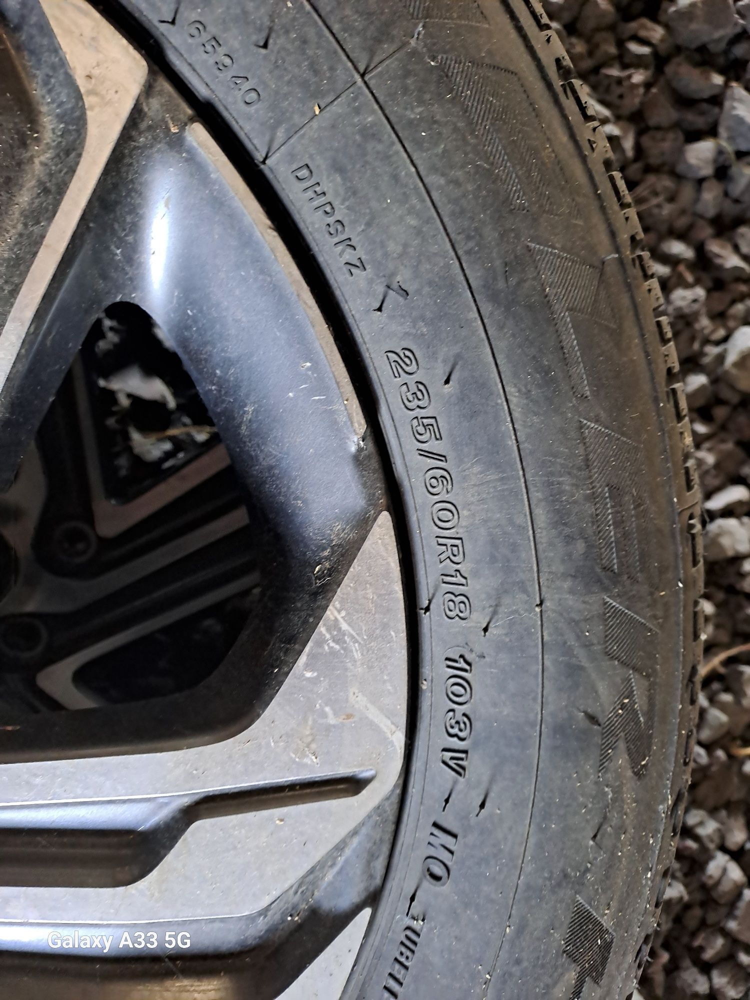 Продам шины с дисками Bridgestone Dueler HP Sport 235/60 R18 103V