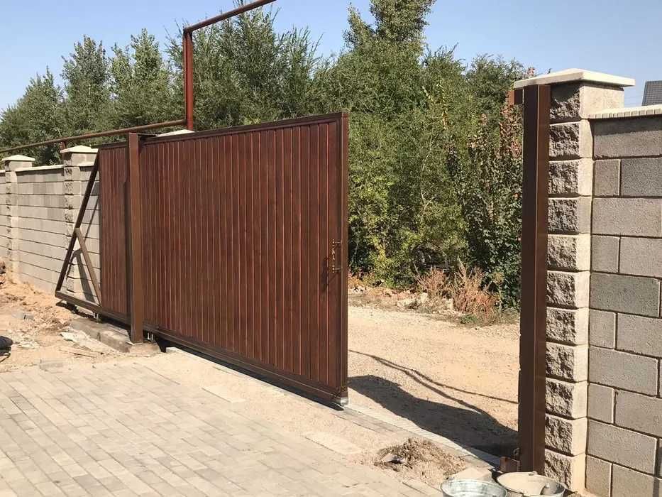 Откатные ворота под ключ, от 4 рабочих дней, от 690 тысяч