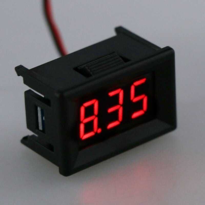 Вольтметр цифровой светодиодный 0/4.5-30V.