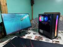 Игровой компьютер intel Core i3-10105/16Gb/SSD/HDD/GTX1650+Монитор 24’