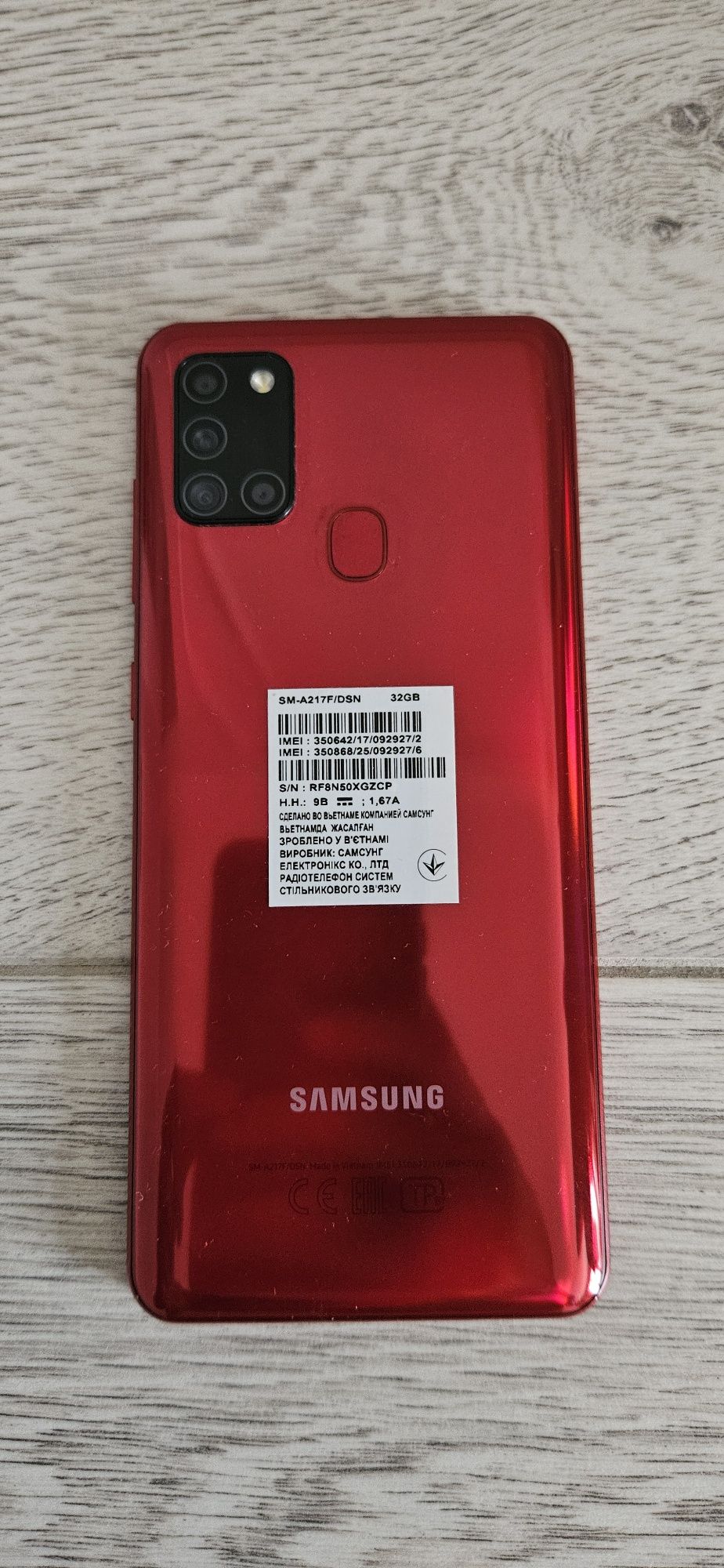 Продам смартфон Samsung A21s