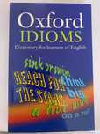 Oxford idioms, книга новая, dictionary for learners of English