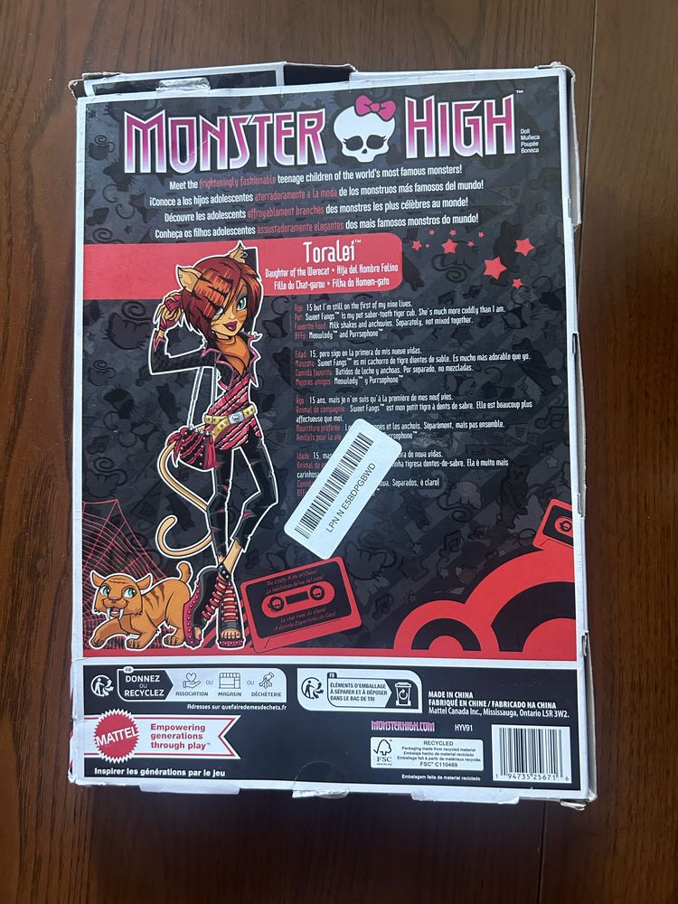 Moster high Монстер хай Тора Торалей