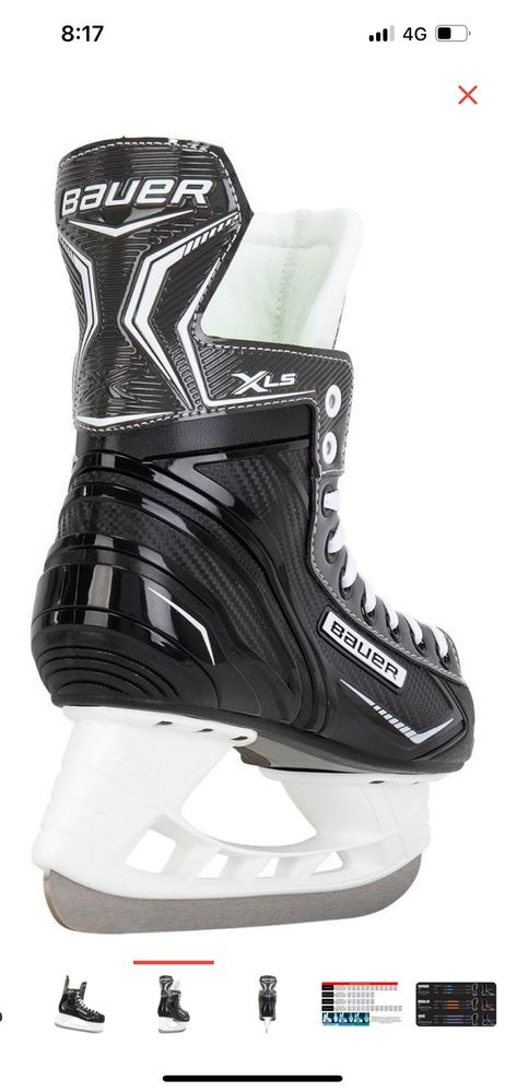 СРОЧНО коньки bauer X-LS 39 6R