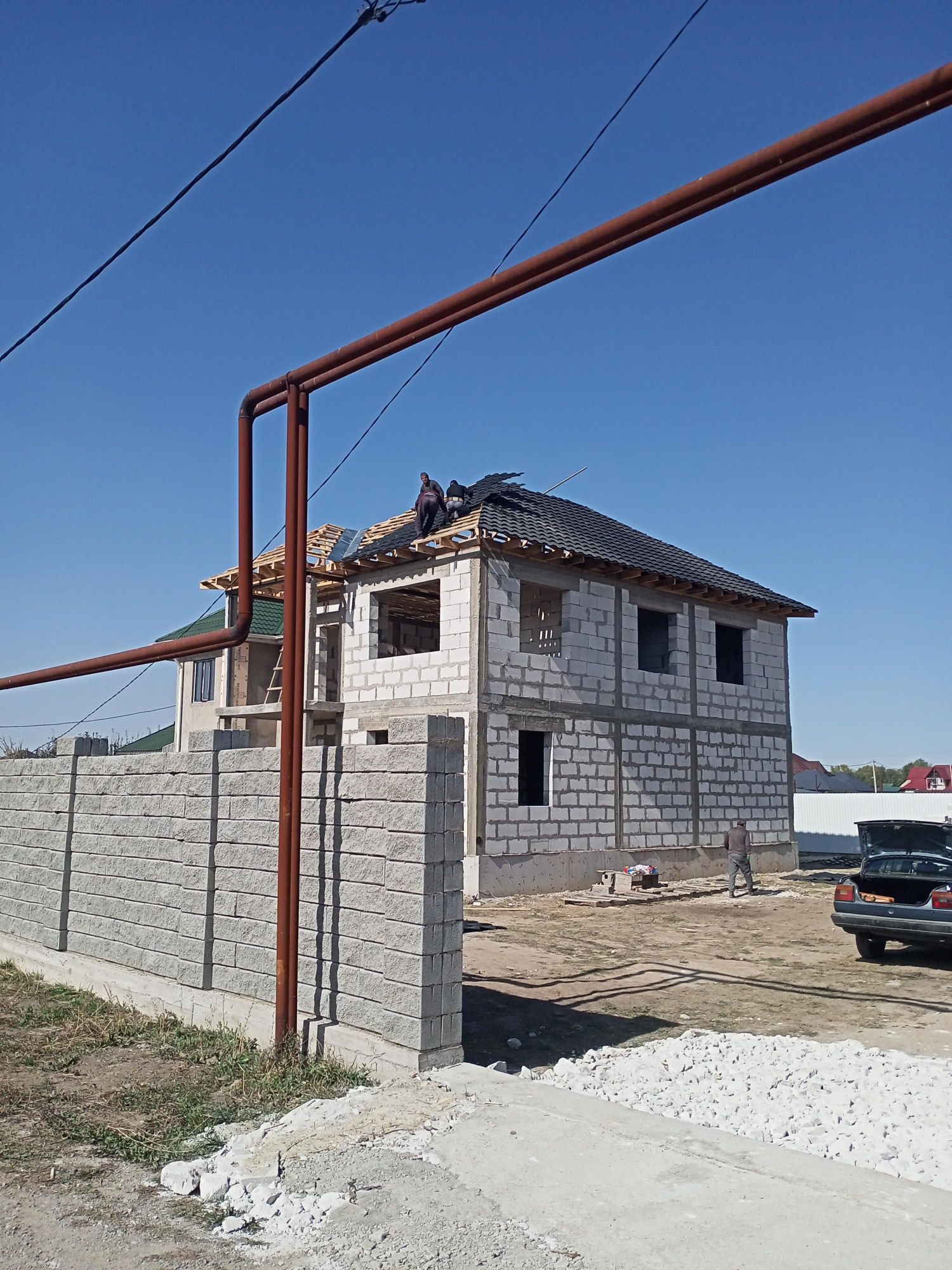 Ремонт крыши, замена шифера на метал, монтаж черепицы, монт профнастил