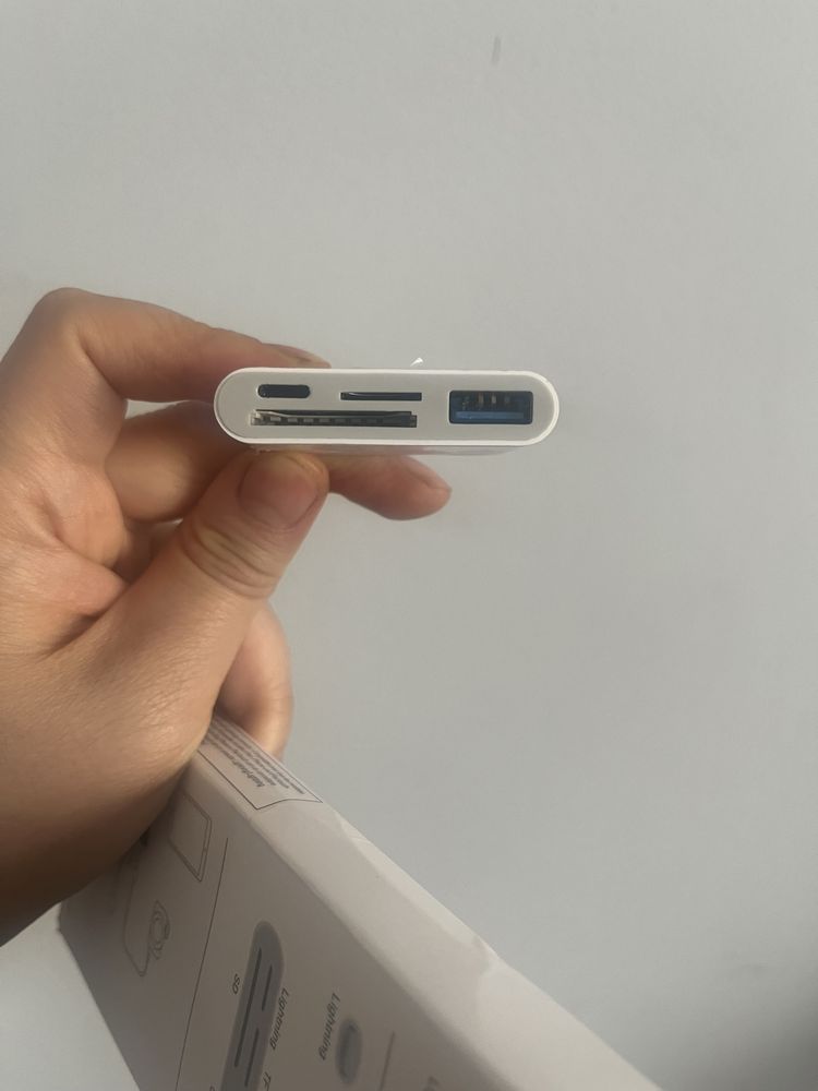 Адаптер переходник кард ридер SD, TF к lightning, для iphone