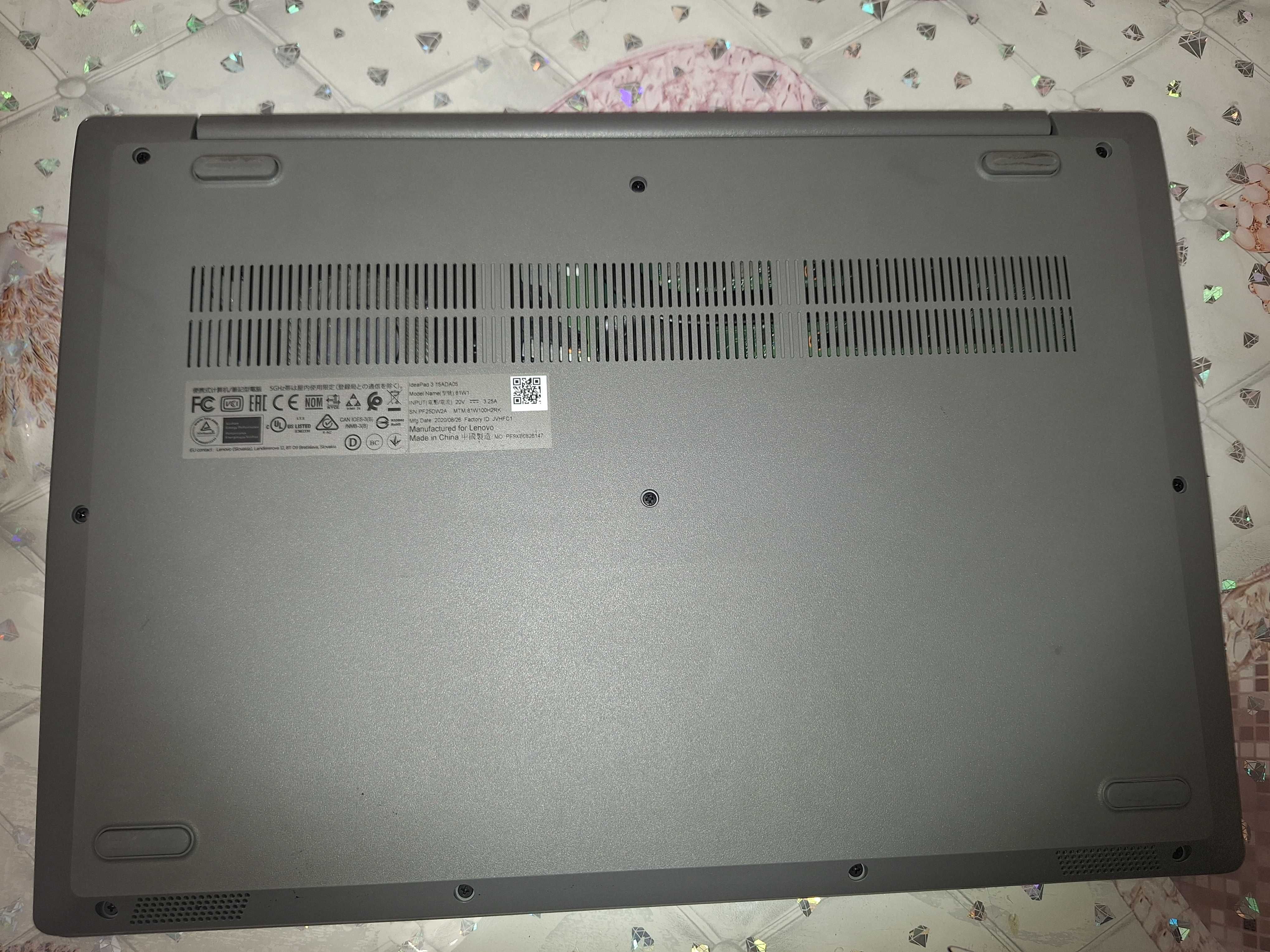 Ноутбук(ультрабук) lenovo Ryzen 3 3250U  Cpu 2,60ghz (4-х яд)  20год