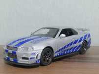 Nissan Skyline модель машины из форсажа