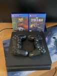 PlayStation 4 Slim 500GB + 2 джойстика + MK11 UFC4 FC24 и другие