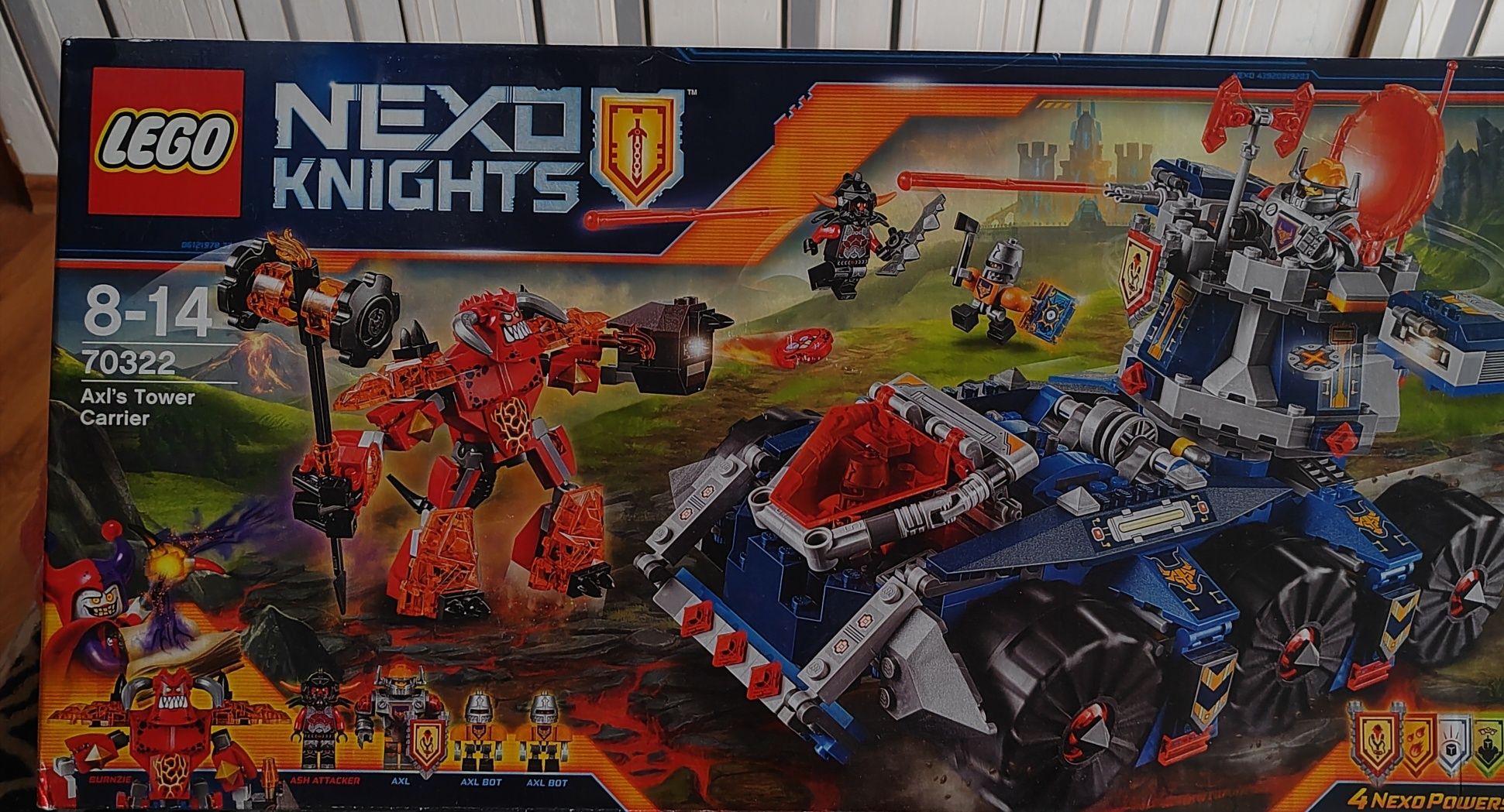 lego 70322 nexo knights axl's tower carrier