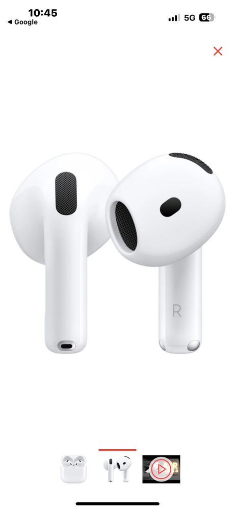 Продам air pods 4 с одним наушником