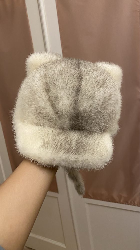 Шапка норковая натуралка
