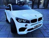 Детская электромашинка BMW X6 — белая, в идеальном состоянии!