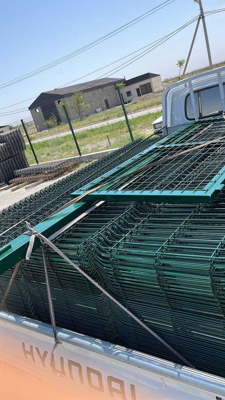 3Д забор из оцинкованный проволоки