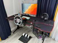 игровой компьютер + руль 900 гр.