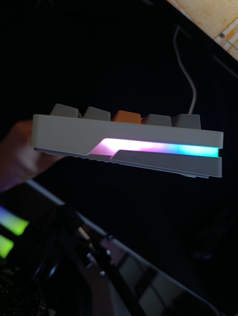 Cyberlynx za63 с Akko creamy purple pro свитчами