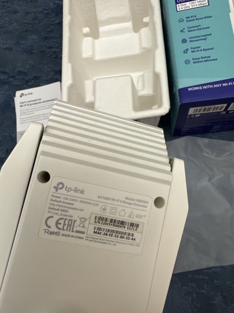 Усилитель сигнала  Wi- Fi Tp-Link RE605X