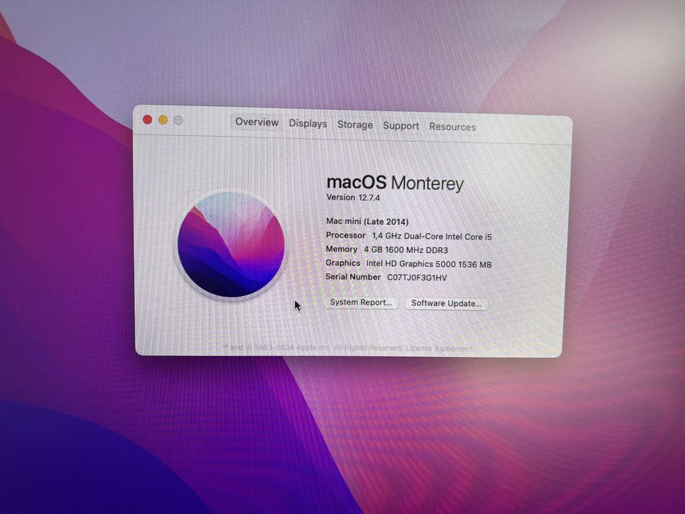 Mac mini 2014 I5