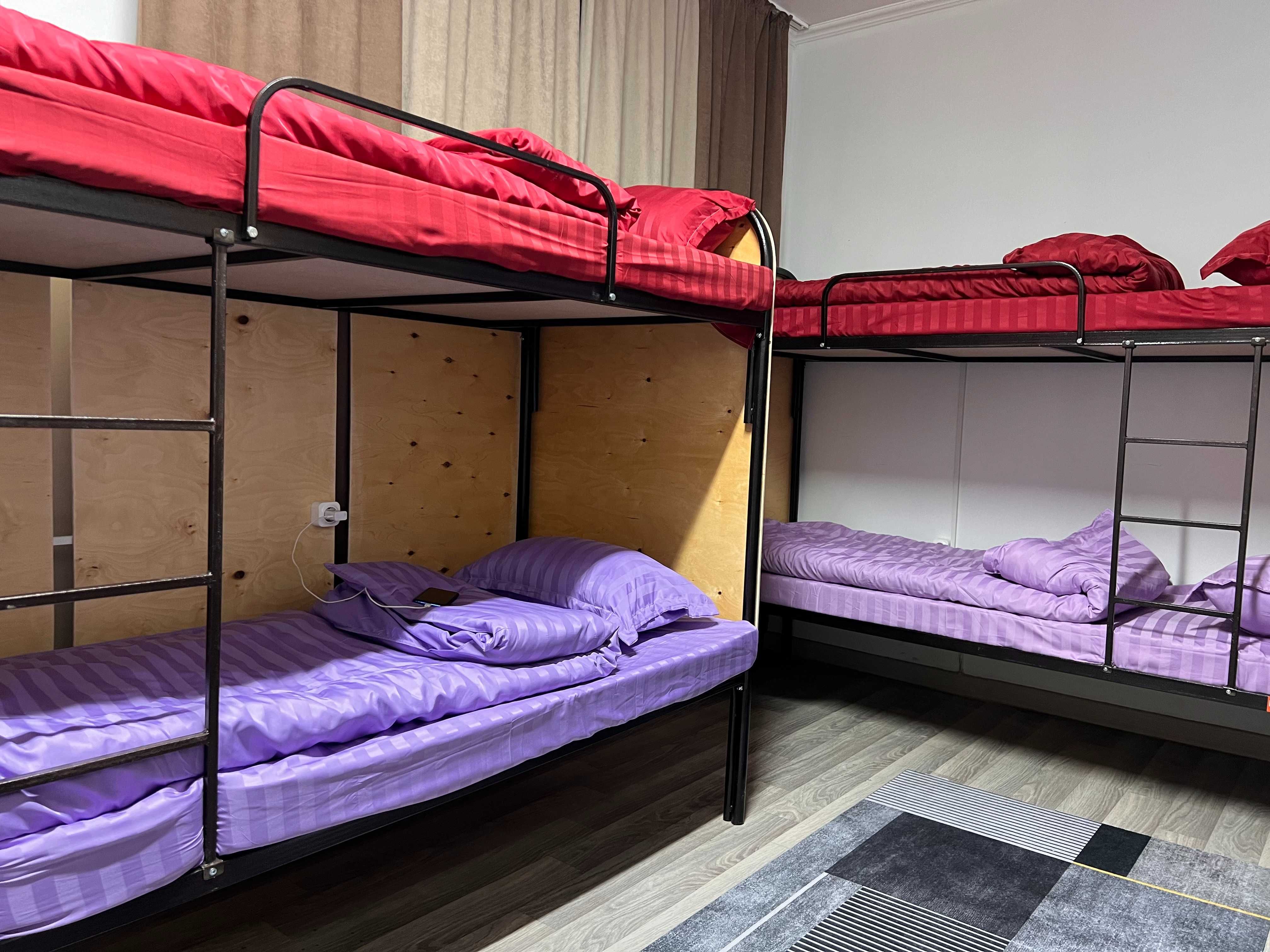 Новый хостел For You, Абая-Алтынсарина, 6-ти и 8-ми местные номера.