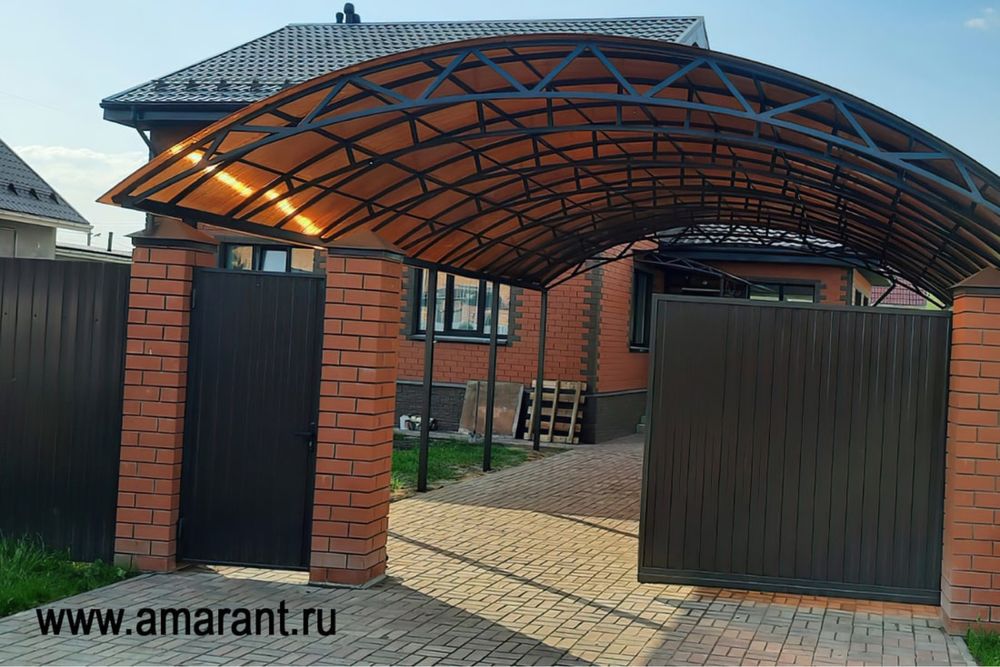 Навес на заказ по Алматы любой сложности