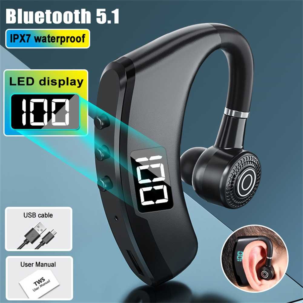 Беспроводные наушники Bluetooth-гарнитура V9 Pro с микрофоном