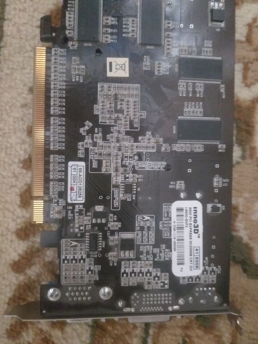 Видеокарты.gt530,gf6600,gt9600,agp
