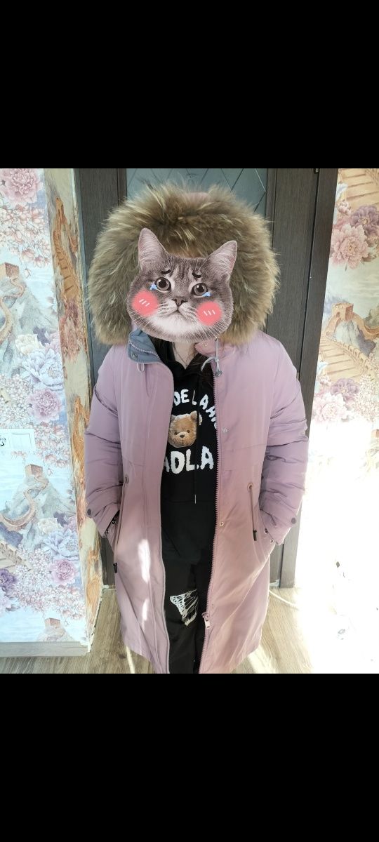 Продам зимний плащ в отличном состоянии