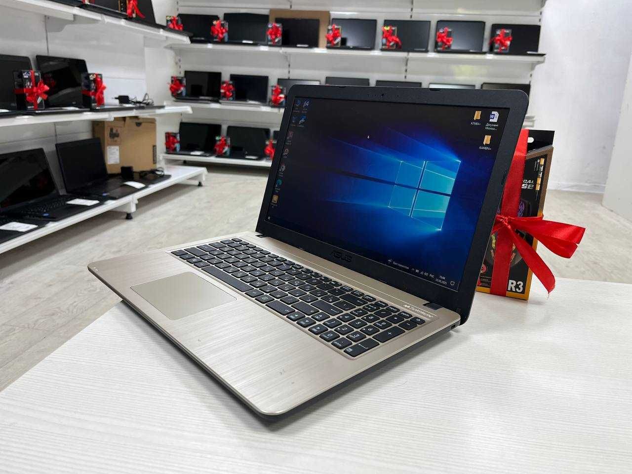 Рабочий ноутбук по доступной ASUS AMD E1*ОЗУ 4*SSD 128*Для офиса