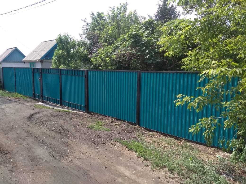 Изготовление металлических заборов и ограждений