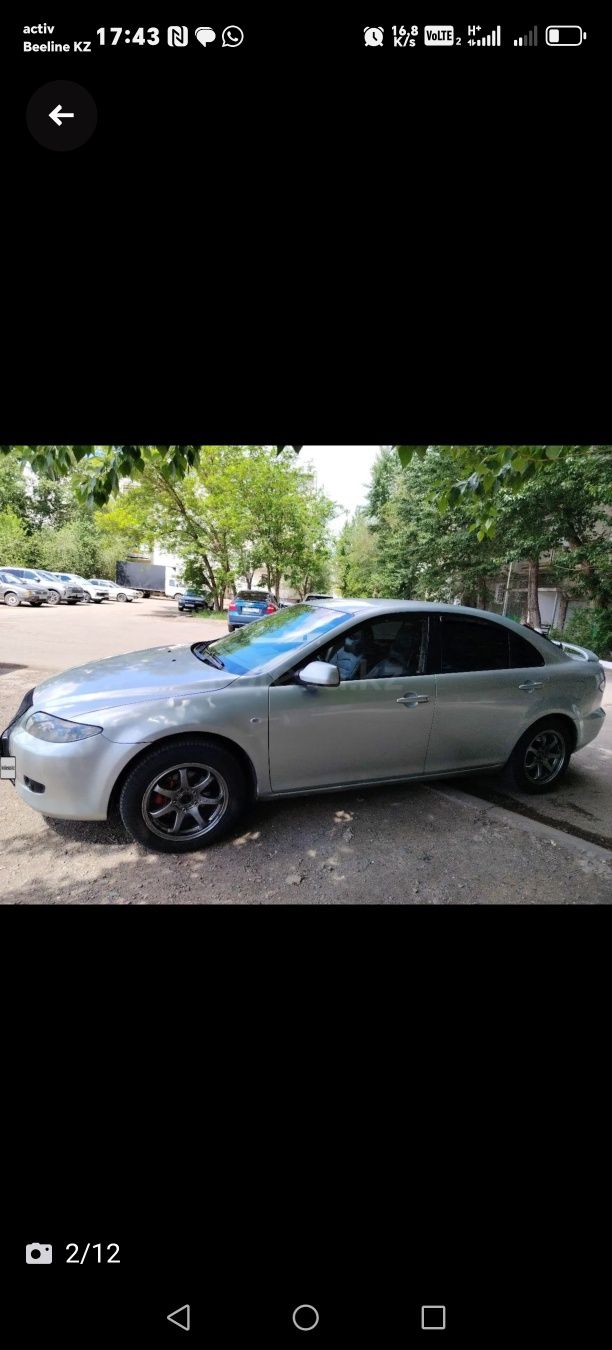 Продам машину мазда 6 2002 год механика. Газ бензин. Движок контрактны