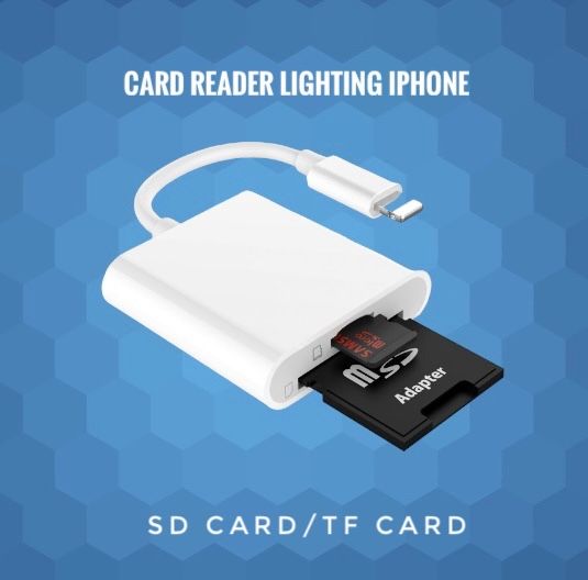 Картридер переходник TF Micro SD card rider lighting Type-c