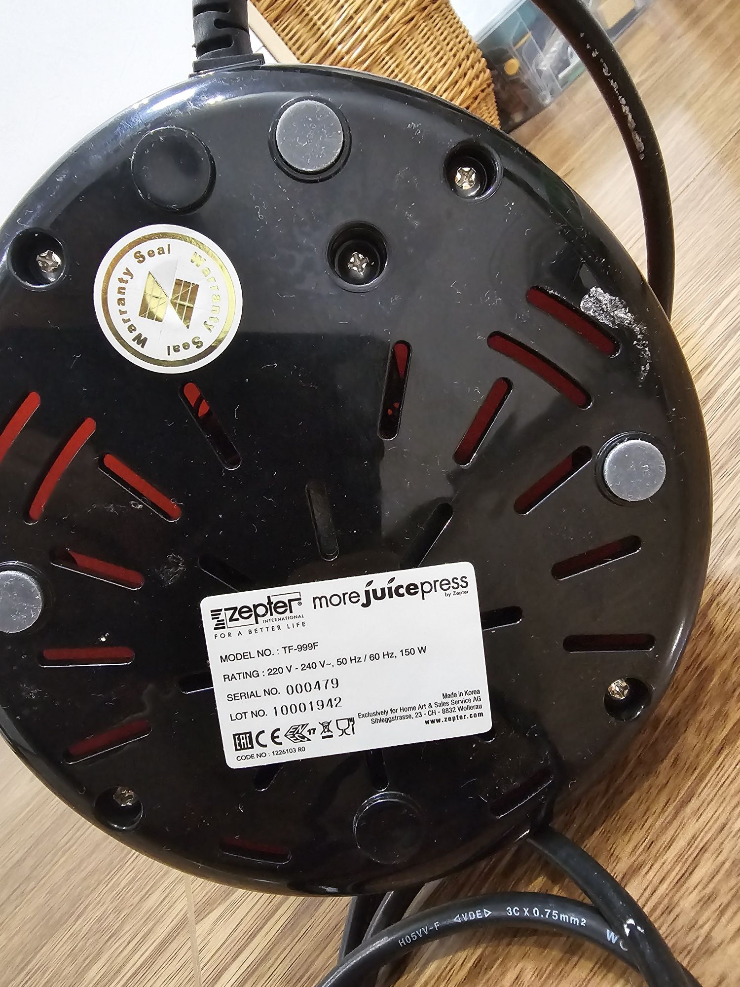 Соковыжималка ZEPTER