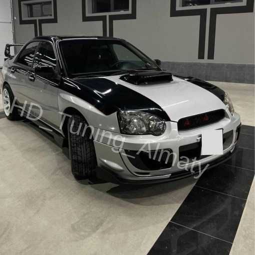 Губа Lip V2 на передний бампер STI Subaru Impreza GDB Конь