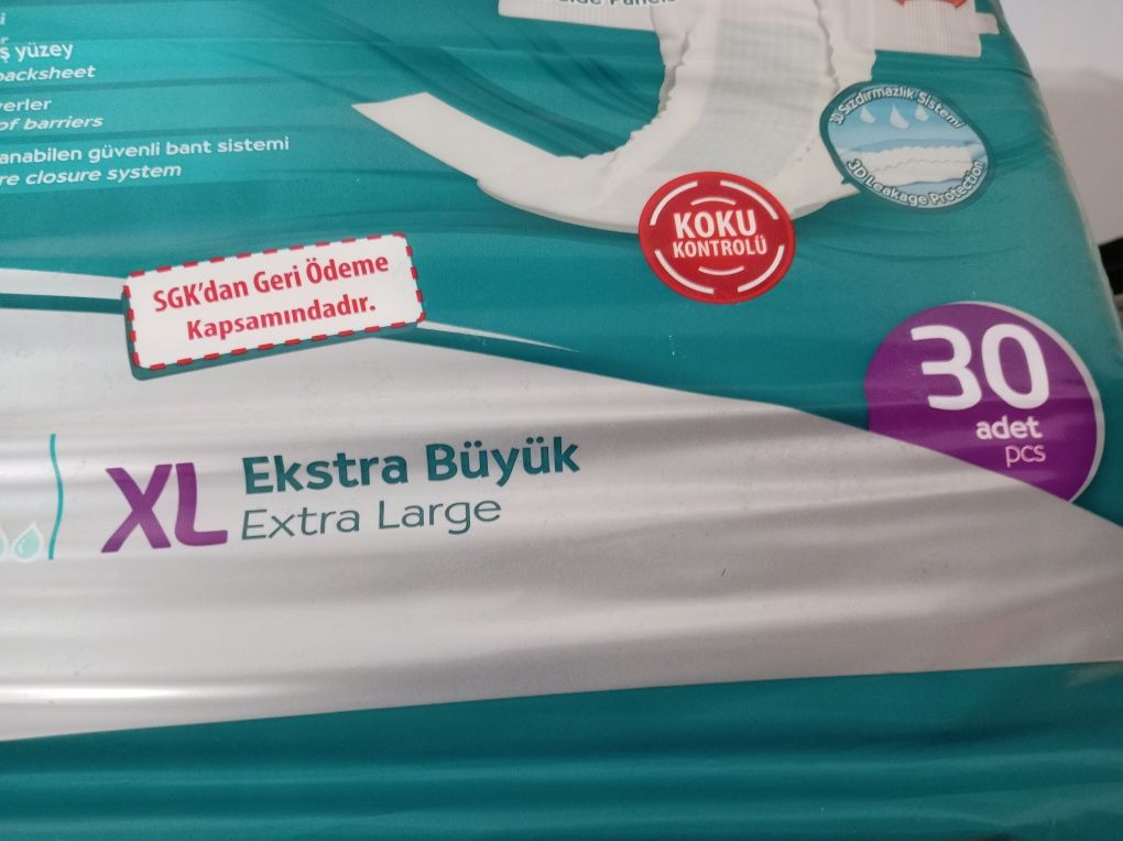 Продам памперсы 4XL.все разом 23 упаковки