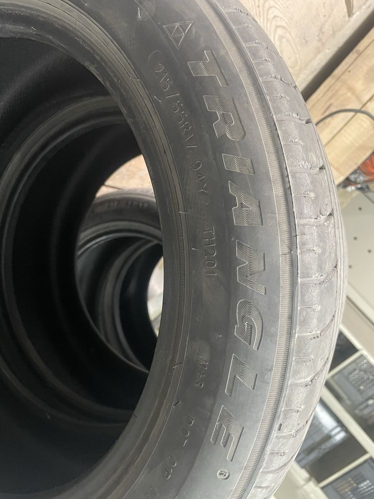 Автошины 215х55х17 б/у