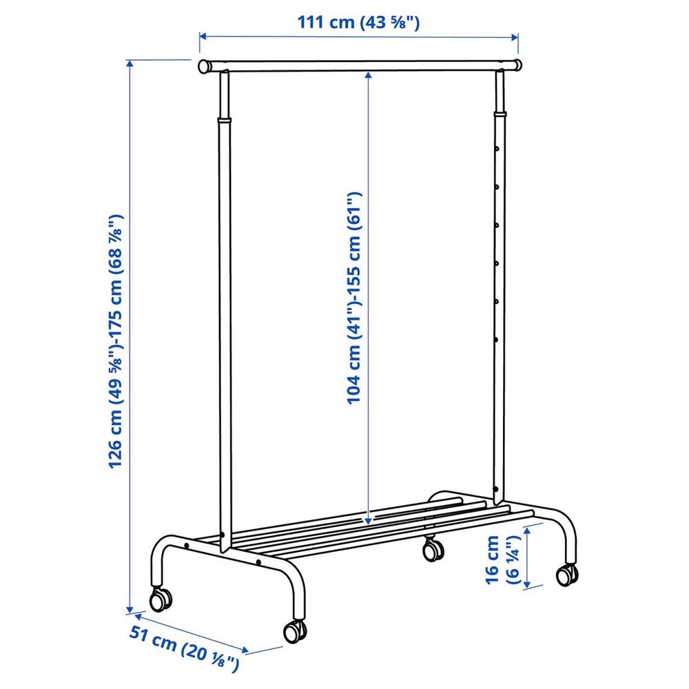 IKEA RIGGA (вешалка напольная)